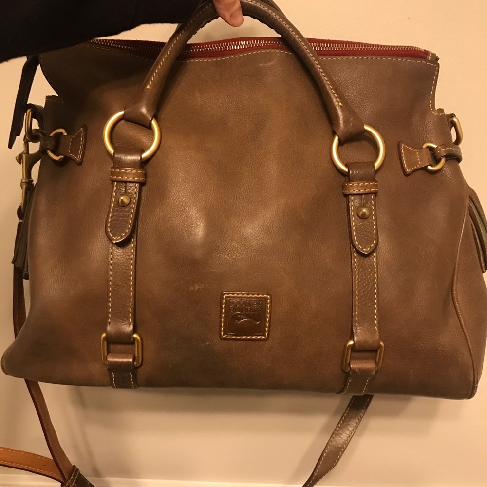 Dooney & BourkeFlorentine Brown Leather Satchel